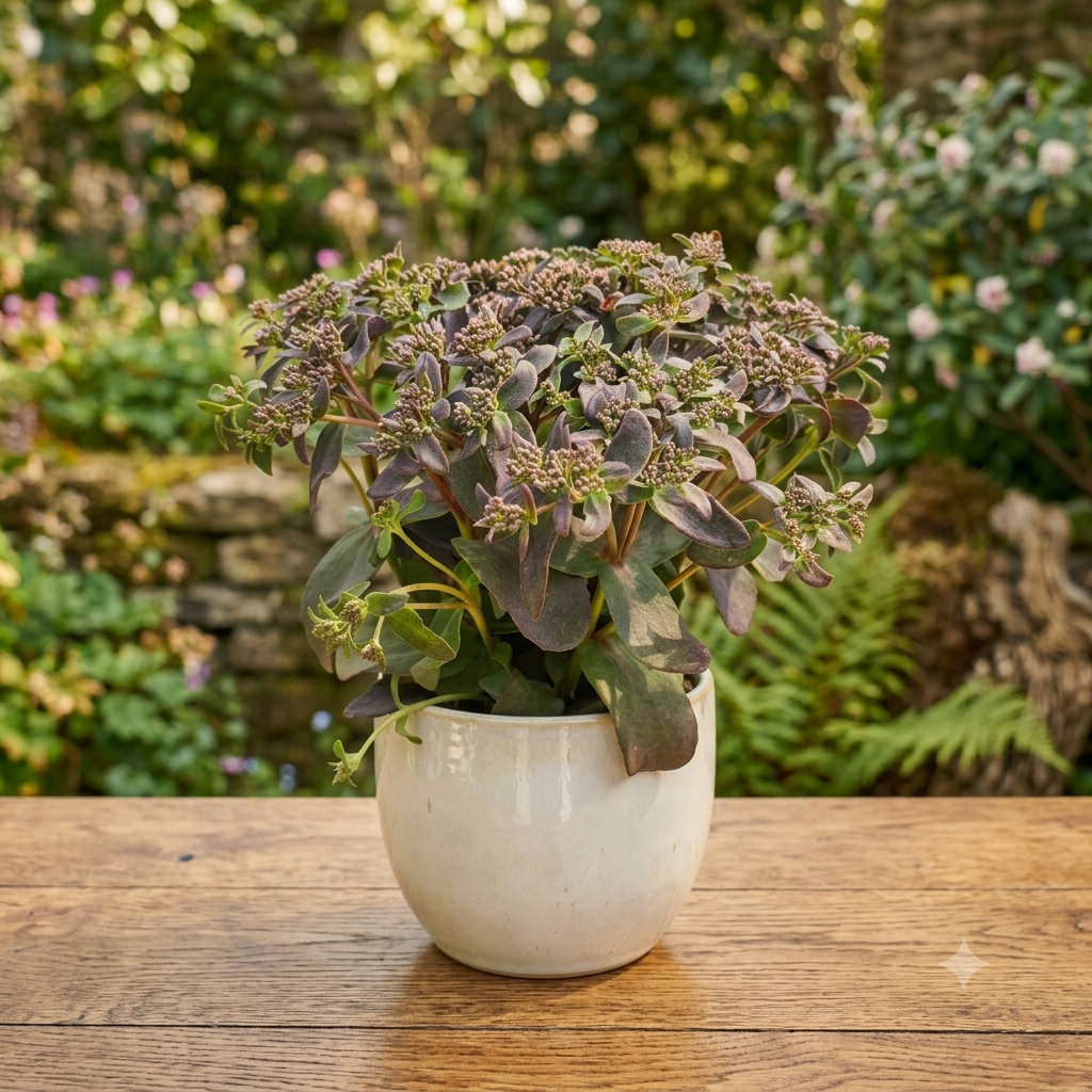 Sedum telephium 'Hot Rock'