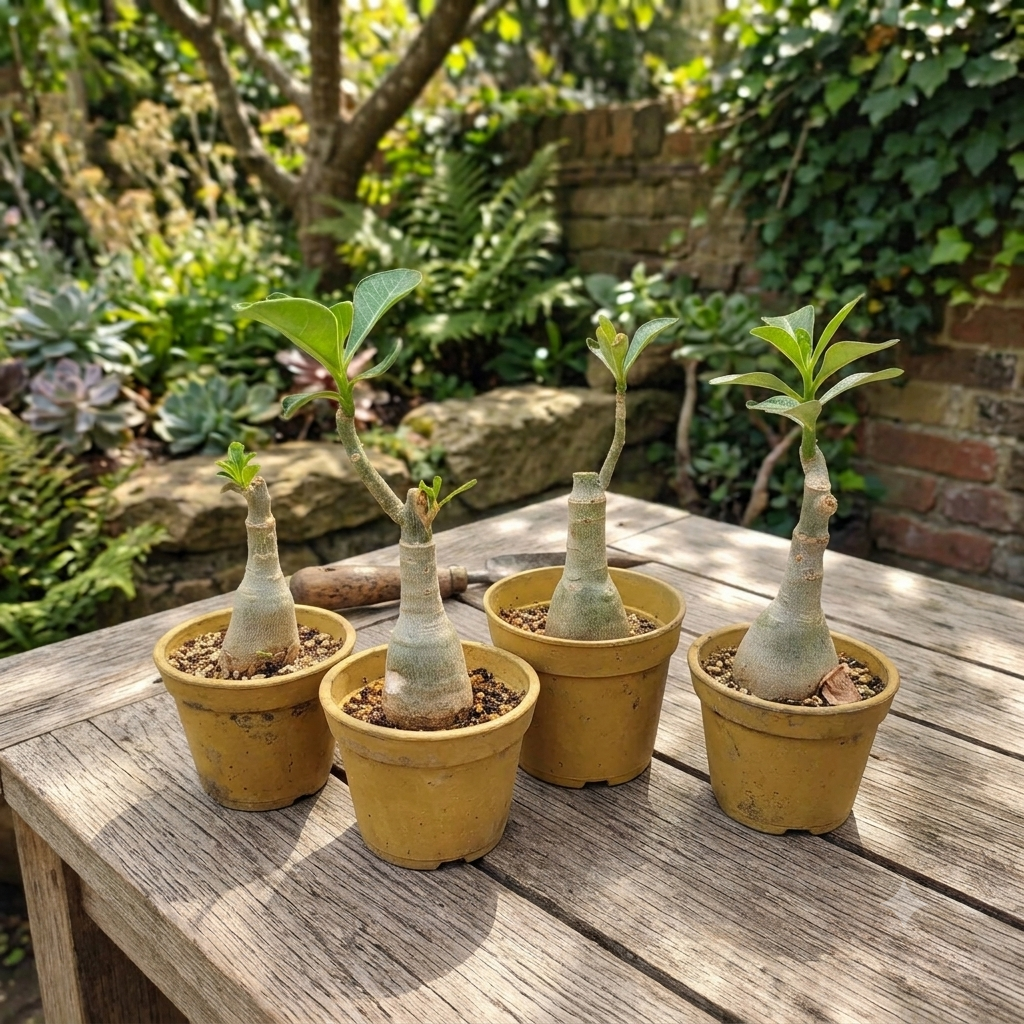 Adenium obesum 'Purple Halo'