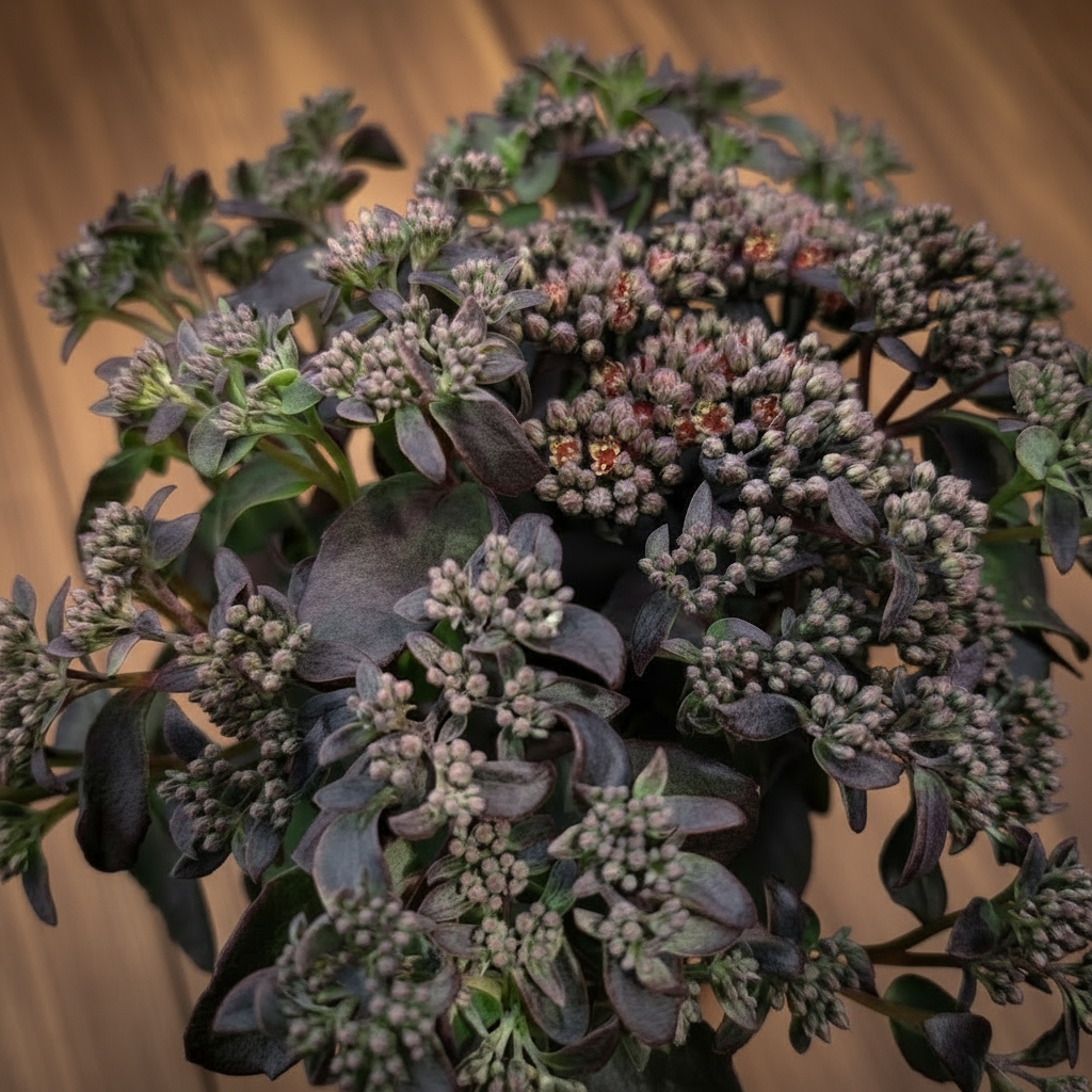 Sedum telephium 'Hot Rock'