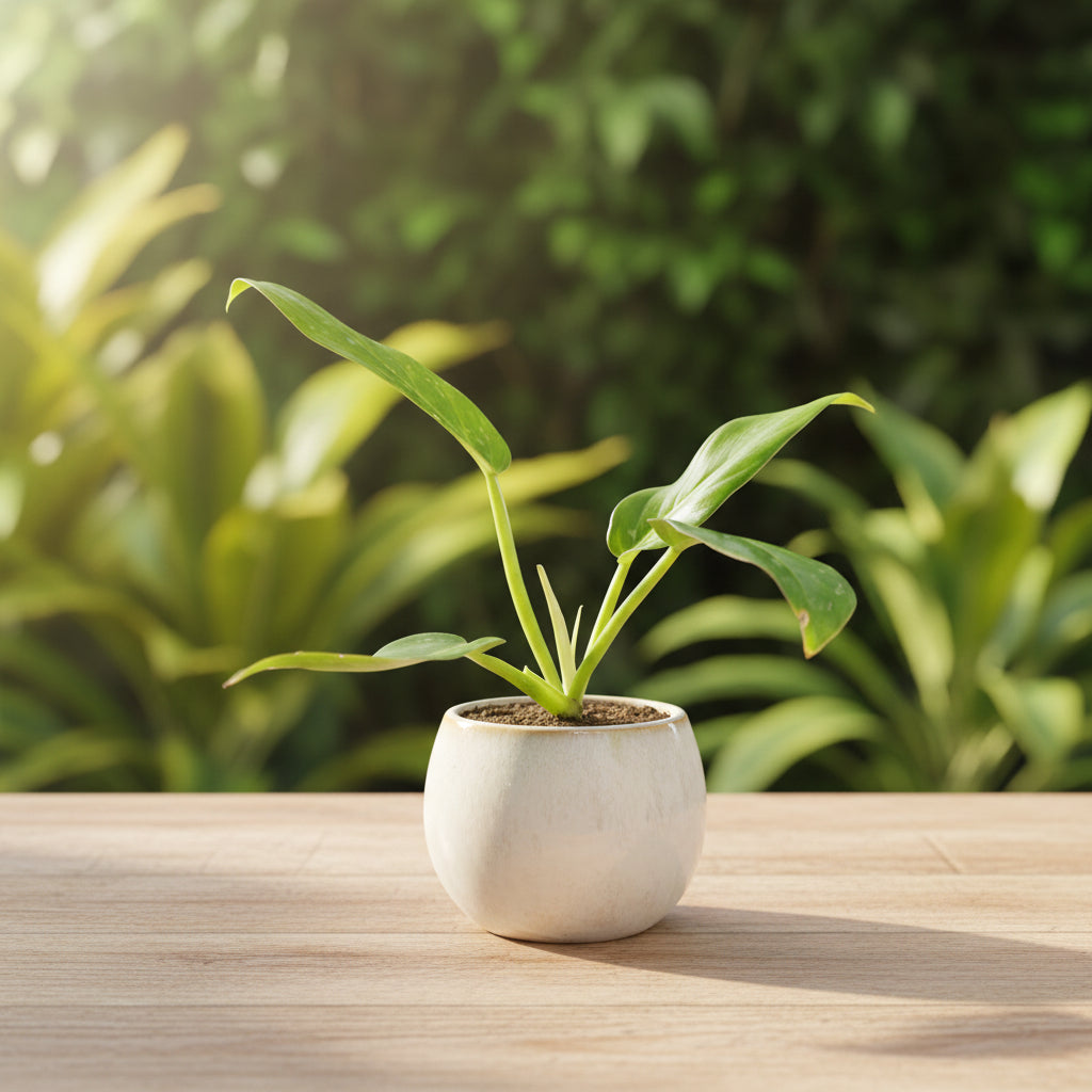 Philodendron 'Golden Melinonii' (babánövény)