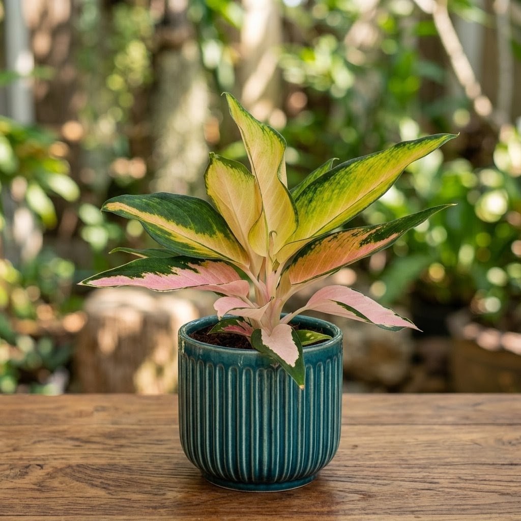 Aglaonema 'China Pink' - aglaonema con fogliame pastello