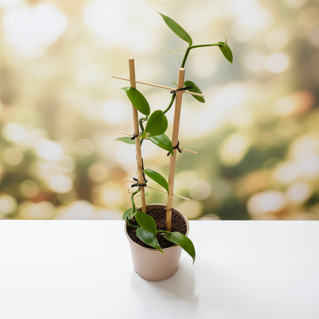 Vanilla Planifolia - Vanilla Orchid - 4 plants/pot