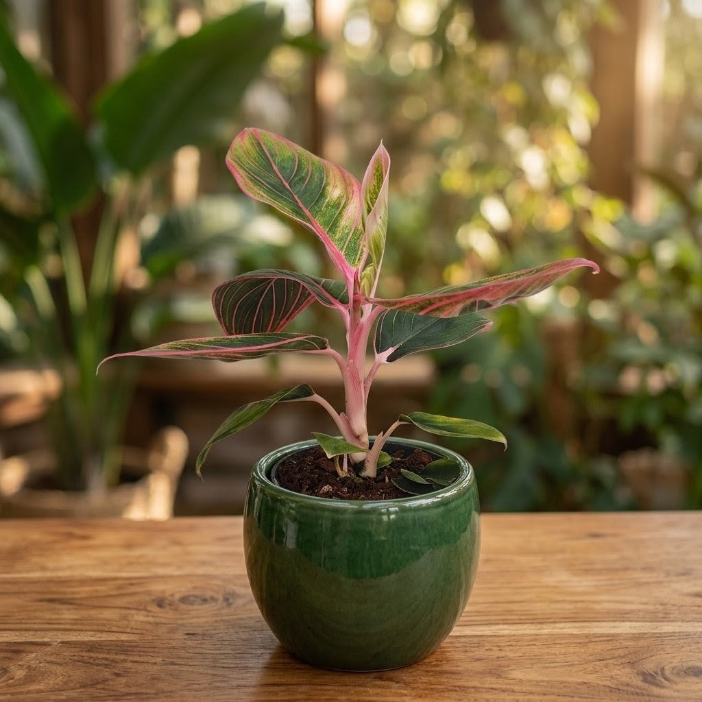 Aglaonema 'Red Lip' – Aglaonema mit intensiv roten Adern und Rändern