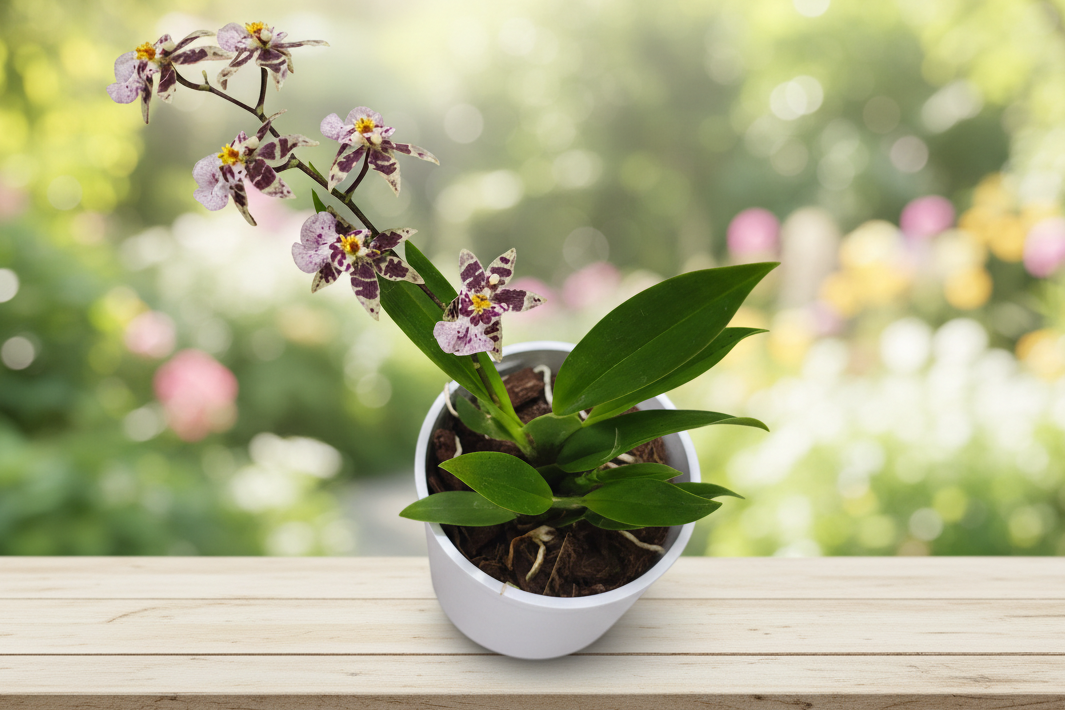 Oncidium (Cyrtocidium) Holm’s Wizard var. pink01 - flori intens parfumate