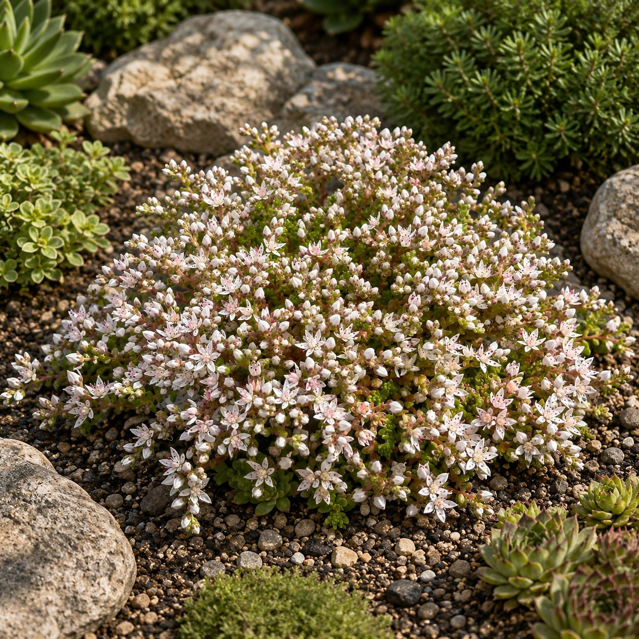 Sedum album ‘Laconicum’ (iarba grasa) - suculenta perena de exterior
