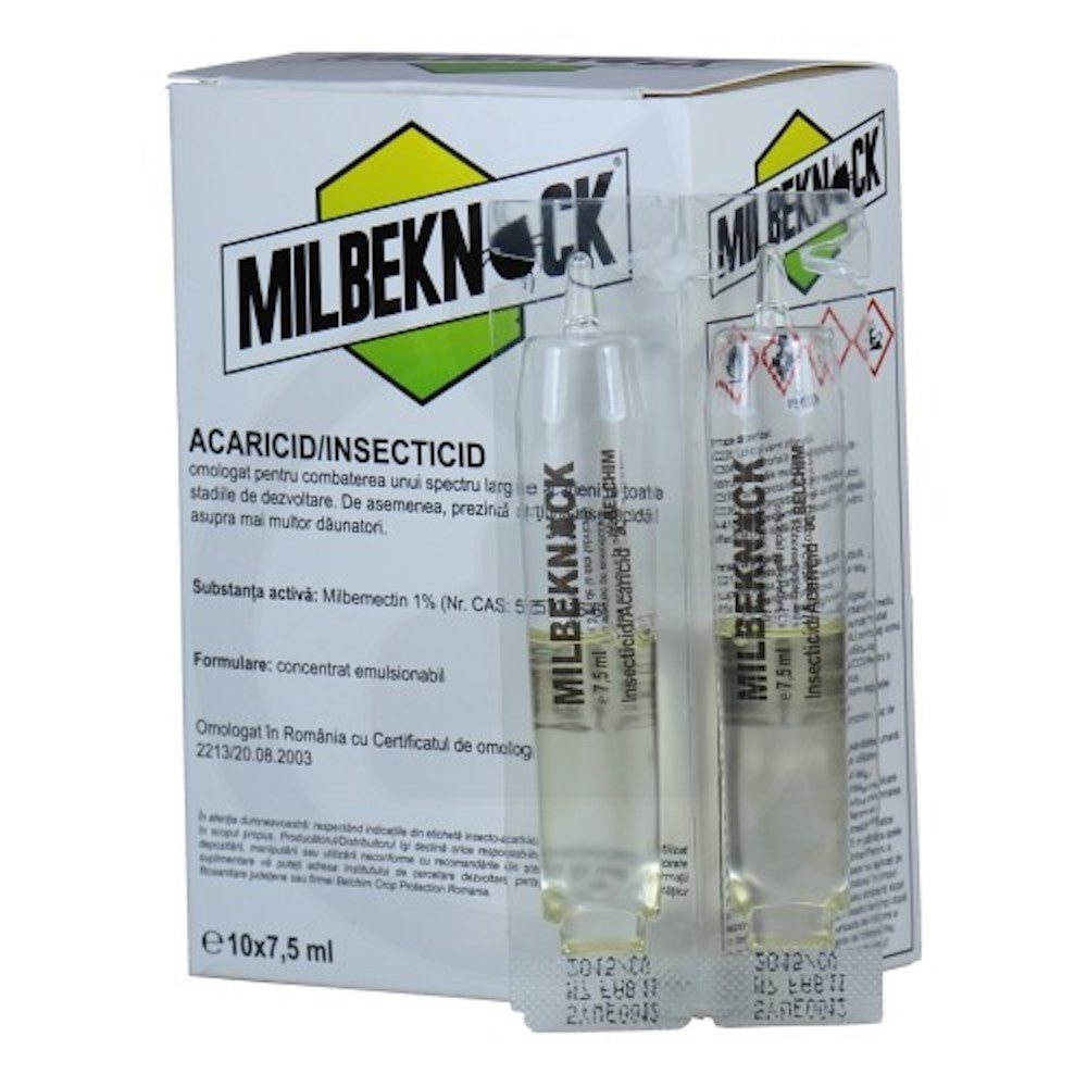 MILBEKNOCK EC 7.5ml - acaricid orhidee, tratament eficient tripsi