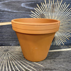 Maceta de barro H15.5 cm x D17.9 cm