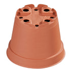 Ghiveci maro, plastic D6cm