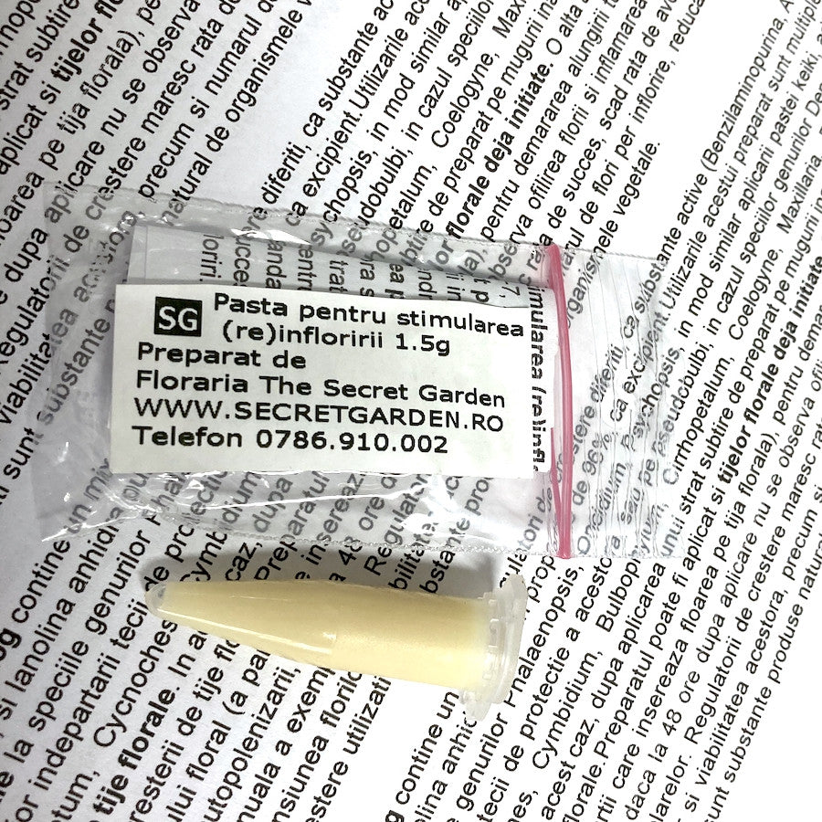 Pasta pentru stimularea (re)infloririi 1,5g, pret atractiv