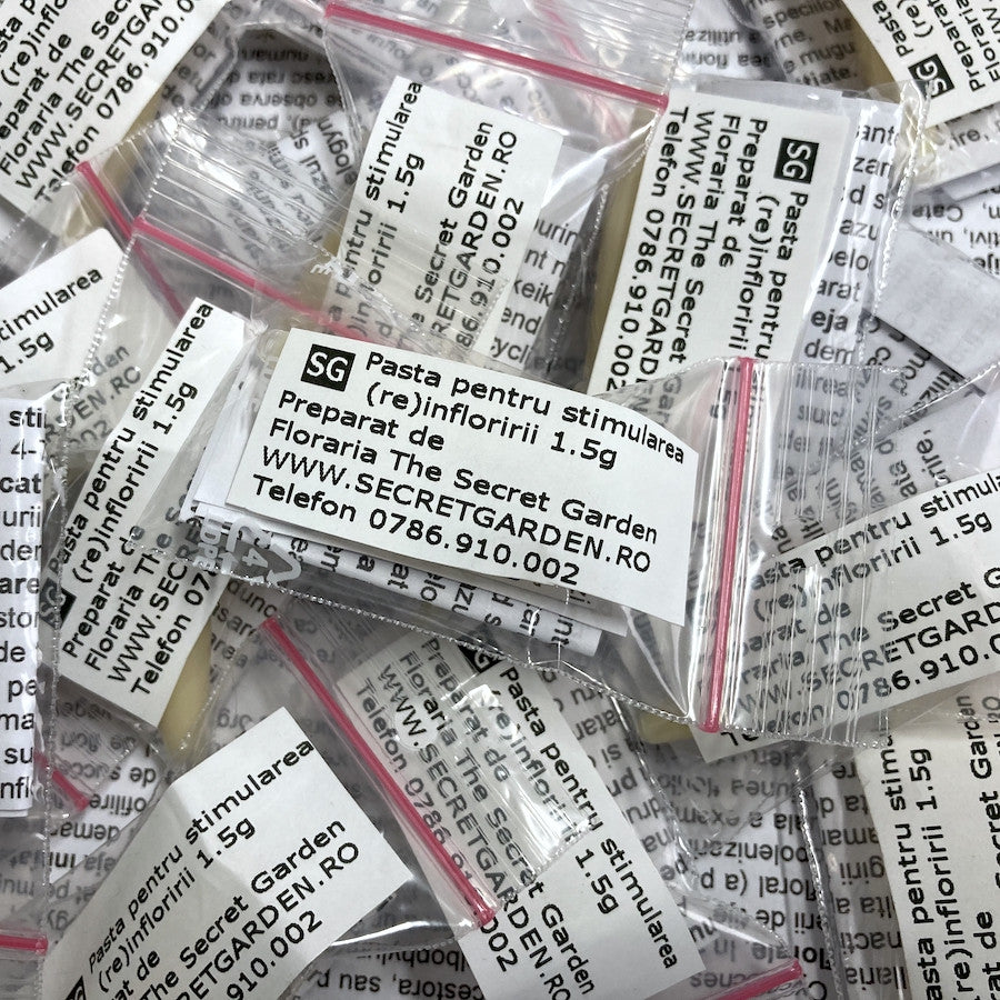 Pasta pentru stimularea (re)infloririi 1,5g, pret atractiv