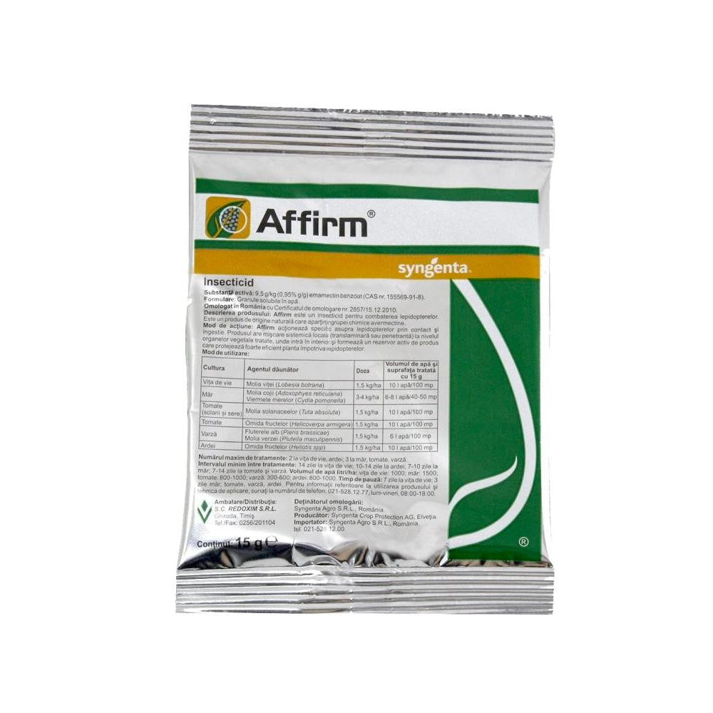 Affirm - systemic natural insecticide against caterpillars – Floraria ...