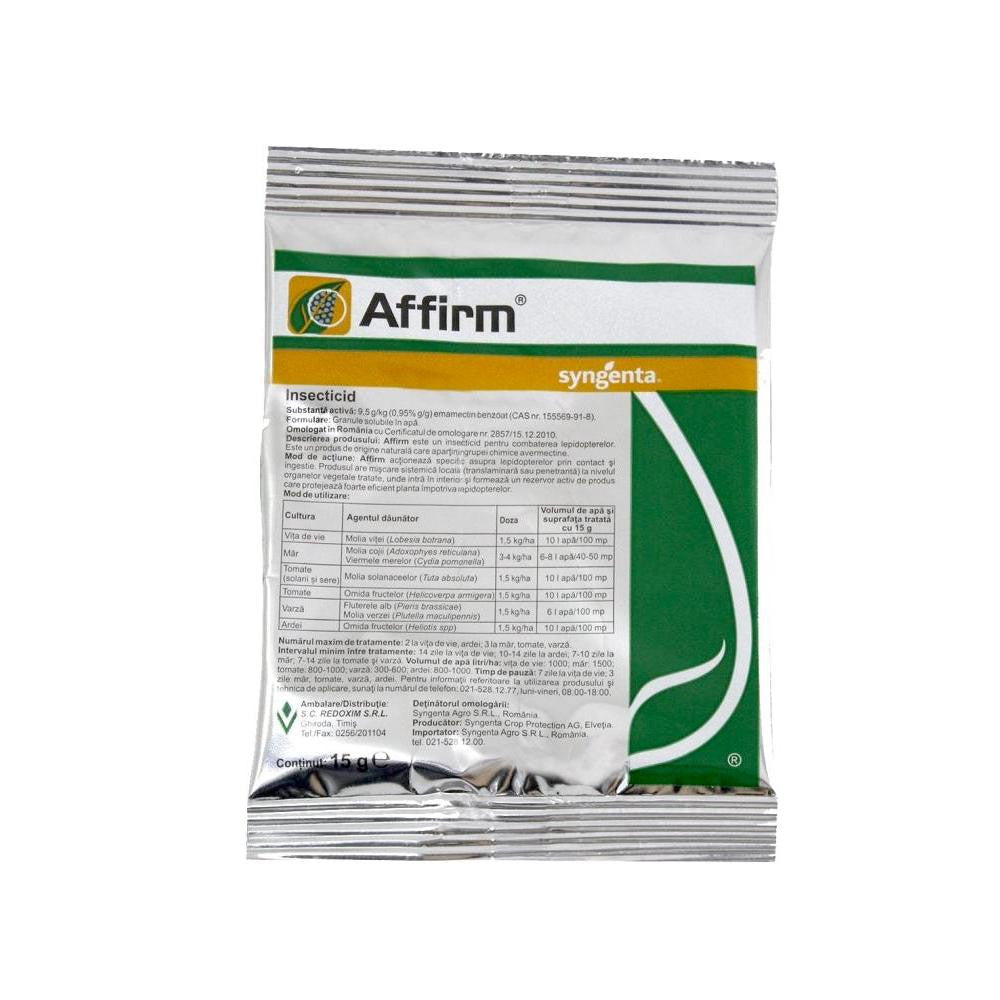 Affirm - insecticid natural sistemic impotriva omizilor