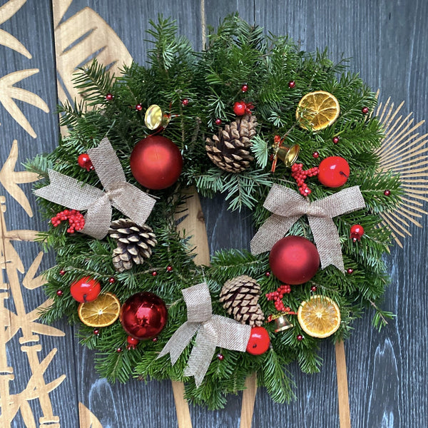 Handmade Christmas wreath - a special gift