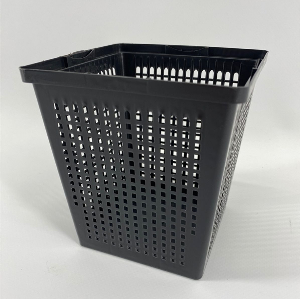 Ghiveci tip cos negru/gri 11x11 cm