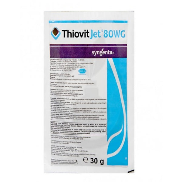 Thiovit Jet 80 WG - fungicid natural de contact si supliment de sulf