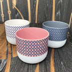 Vas decorativ cu sistem de agatare D12.5 cm x H11.5 cm