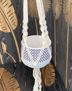 Vas decorativ cu sistem de agatare D12.5 cm x H11.5 cm