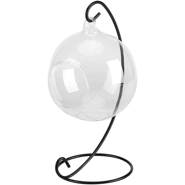 Glob de sticla cu suport metalic inclus